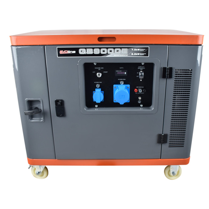Бензогенератор в шумозащитном кожухе EVOline QB 9000 E