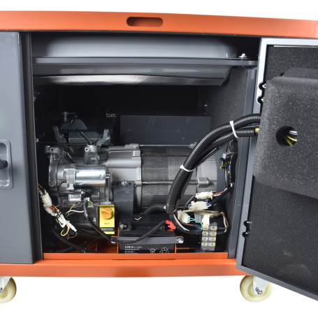 Бензогенератор в шумозащитном кожухе EVOline QB 9000 E