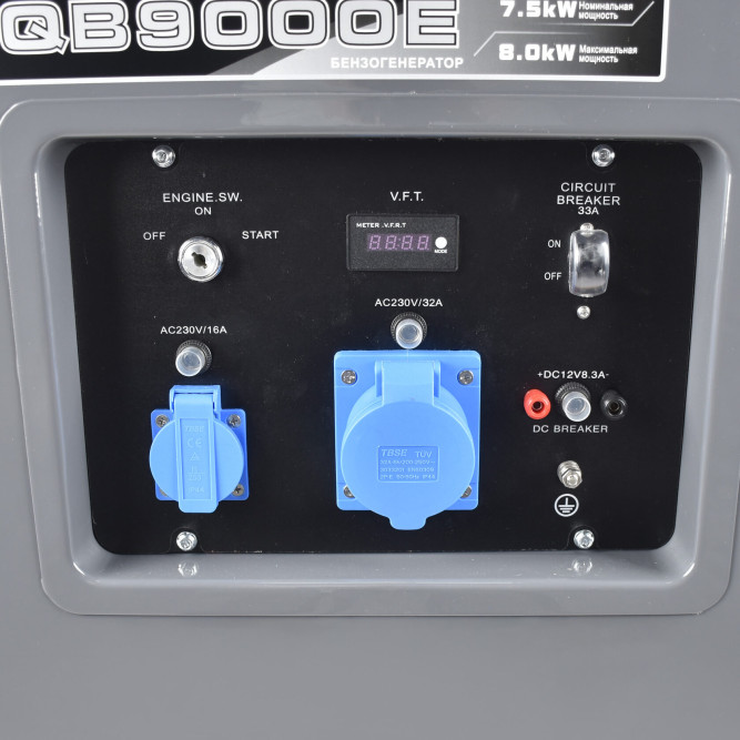 Бензогенератор в шумозащитном кожухе EVOline QB 9000 E