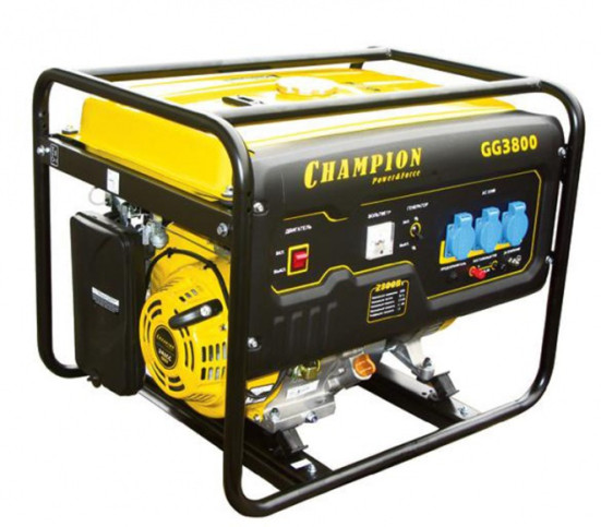Бензогенератор Champion GG3800