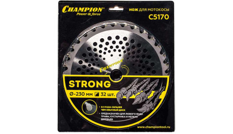 Нож с зубцами из твердого сплава Champion Strong 32/230/25,4 (SRM-2305SI,SRM-2655SI)