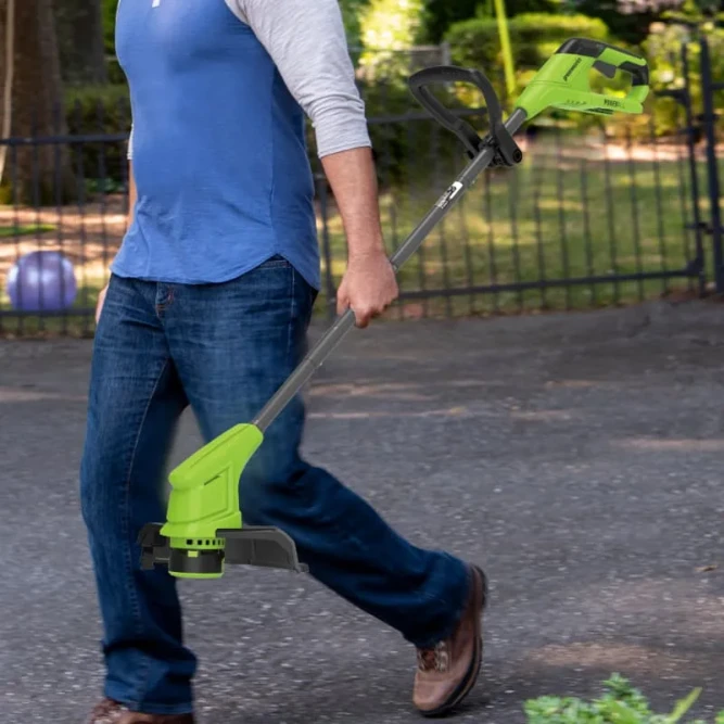 Триммер аккумуляторный Greenworks G24LT251, 24 V, 25 см, с 1хАКБ 2Ач и ЗУ