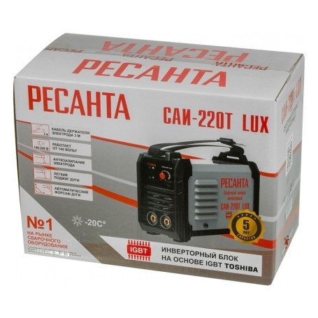 Инверторный сварочный аппарат Ресанта САИ-220Т LUX