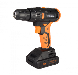 Дрель-шуруповерт аккумуляторная Вихрь ДА-18Л-2К/Б (2,0 А/ч) (бесщеточный двигатель)