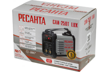 Инверторный сварочный аппарат Ресанта САИ-250Т LUX