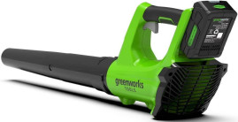 Воздуходув аккумуляторный Greenworks 2404807UA, 24V, с АКБ 2 А*ч и ЗУ