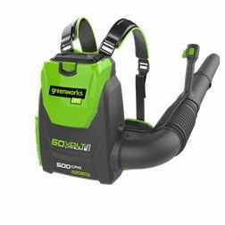 Ранцевая воздуходувка аккумуляторная Greenworks 80V (GD80BPB) бесщёточная