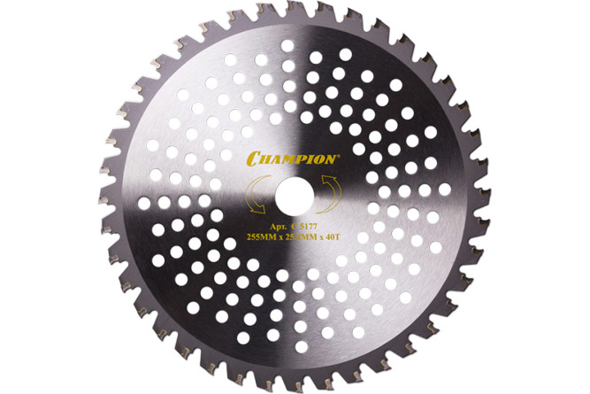 Нож с зубцами из твердого сплава Champion Tiger 40/255/25,4  (SRM-330ES/SRM-350ES,4605)