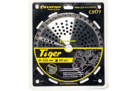 Нож с зубцами из твердого сплава Champion Tiger 40/255/25,4  (SRM-330ES/SRM-350ES,4605)