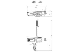 Дрель 3-х скоростная Metabo B 32/3 600323000