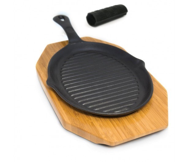 Набор для приготовления Фахита/Оджахури (чугунная сковородка, подставка прихватка) Broil King
