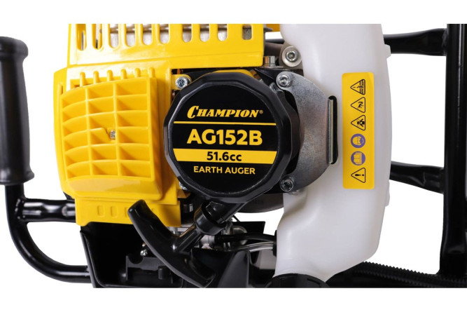 Мотобур CHAMPION AG152B (1,46кВт 51,7см, 9,2кг без шнека)