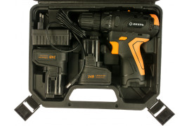 Дрель-шуруповерт аккумуляторная Вихрь ДА-24Л-2К/Б (2,0 А/ч) (бесщеточный двигатель)