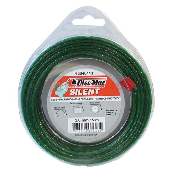 Леска 2.0мм 15м silent Блистер