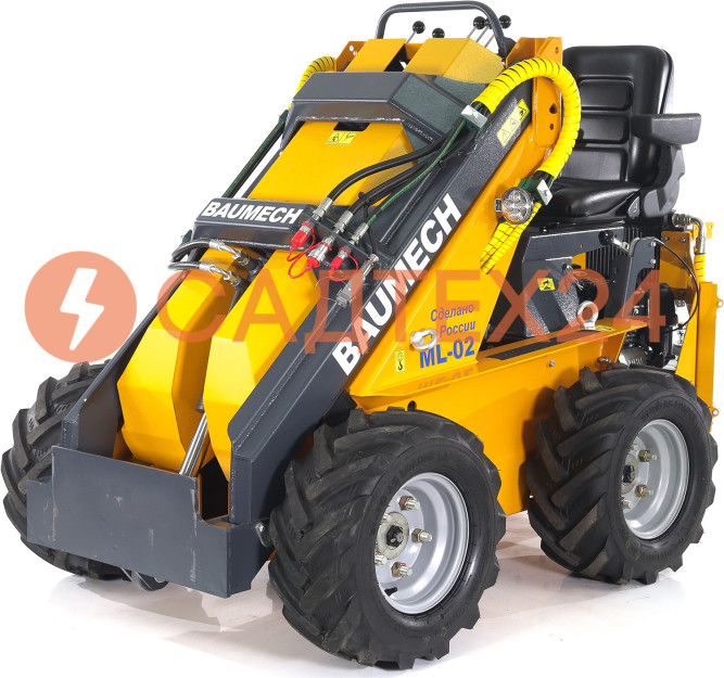 Мини-погрузчик BAUMECH ML-02, двиг. Zongshen GB460E инжектор
