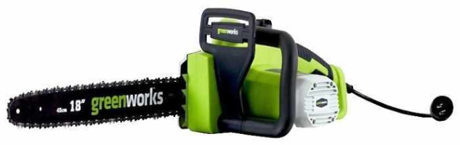 Электрическая Цепная пила Greenworks 2000W (46 см) GCS2046