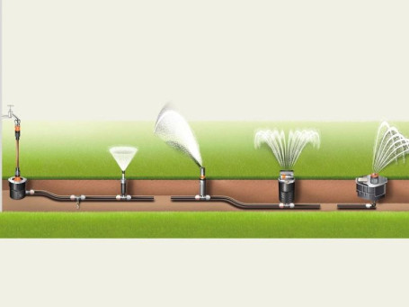 Дождеватель выдвижной S 80 GARDENA 01569-27.000.00