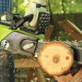 Аккумуляторная Бесщёточная Цепная пила Greenworks G-MAX 40V (40 см) GD40CS40