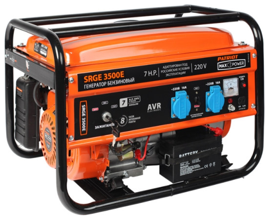 Бензогенератор Patriot SRGE 3500E