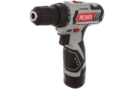 Дрель-шуруповерт аккумуляторная Ресанта ДА-12-2Л