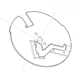 Режущий диск GE 150 в сборе VIKING 60087005120