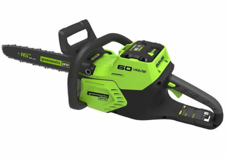 Аккумуляторная Бесщёточная Цепная пила Greenworks 60V (40 см) GD60CS40