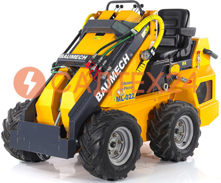 Мини-погрузчик BAUMECH ML-022 Pro (Zongshen GB750 EFI инжектор + капот)