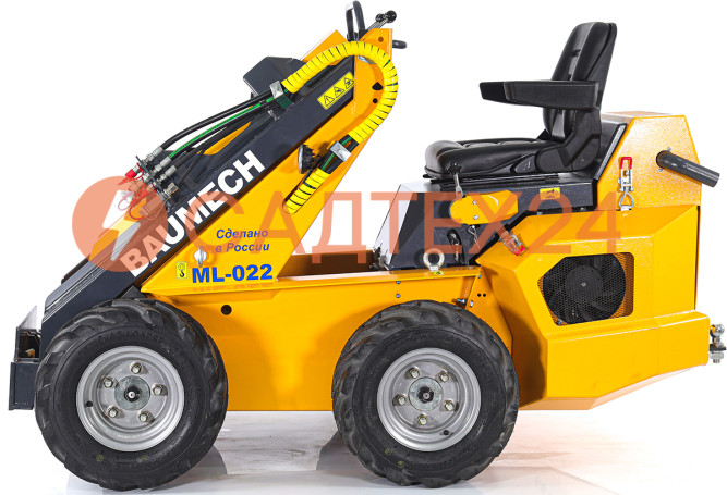 Мини-погрузчик BAUMECH ML-022 Pro (Zongshen GB750 EFI инжектор + капот)