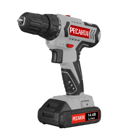 Дрель-шуруповерт аккумуляторная Ресанта ДА-14-2Л