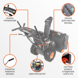 Снегоуборщик PATRIOT PS 707 с электростартером