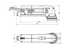 Эксцентриковая шлифовальная машина Metabo SX E 400 600405000