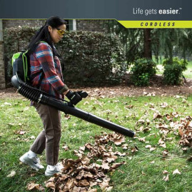 Ранцевый Воздуходув, аккумуляторный Greenworks GD60BPB, 60V, бесщеточный, без АКБ и ЗУ