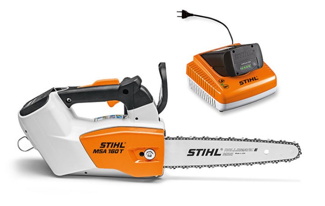 Аккумуляторная мотопила STIHL MSA 160 T с AP 200 и AL 300