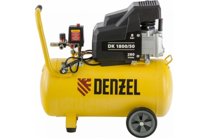 Компрессор воздушный DENZEL DK1800/50,Х-PRO