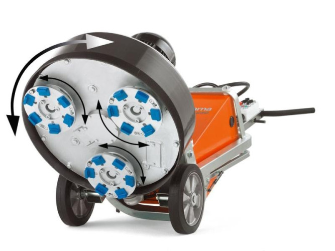 Шлифовальная машина по бетону HUSQVARNA PG 680 9651957-07