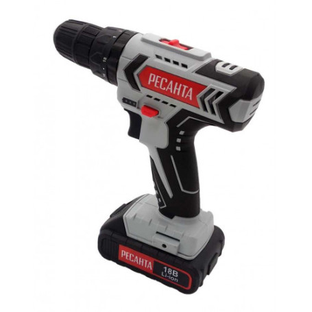 Дрель-шуруповерт аккумуляторная Ресанта ДА-18-2ЛК-У