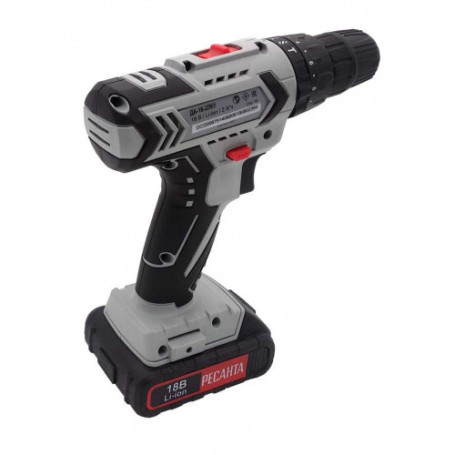 Дрель-шуруповерт аккумуляторная Ресанта ДА-18-2ЛК-У