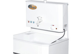 Умывальник дачный КОМФОРТ, с подогревом, пластиковая мойка, цвет белый