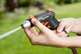Пистолет-наконечник для полива металлический Premium +коннектор GARDENA 18305-33.000.00