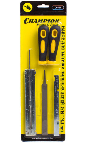 Набор для заточки пильных цепей CHAMPION 4,8