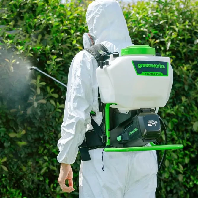 Опрыскиватель аккумуляторный Greenworks G24BPSII, 24V, c 1хАКБ 2Ач и ЗУ