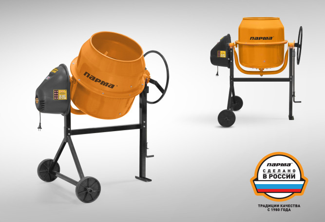 Бетоносмеситель электрический Парма Б-121Э