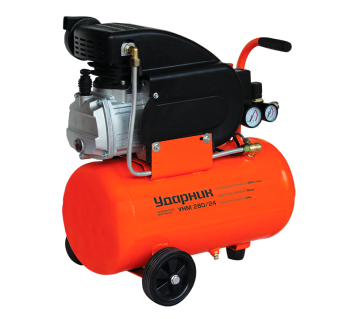 Коаксиальный безмасляный компрессор Ударник УКМ 280/24