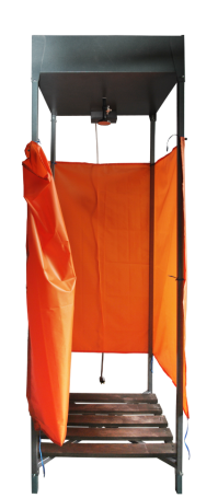 Душ дачный Вихрь Д-135-П (135л) с подогревом