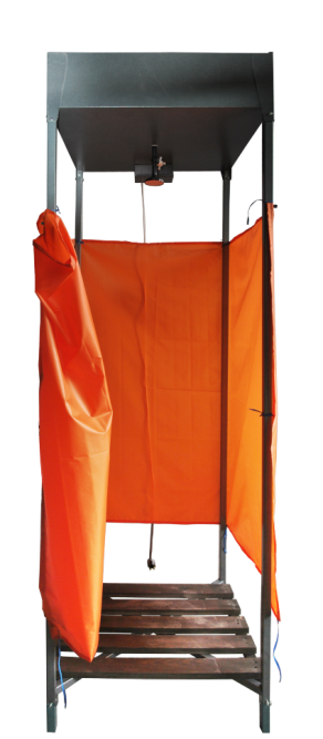 Душ дачный Вихрь Д-135-П (135л) с подогревом